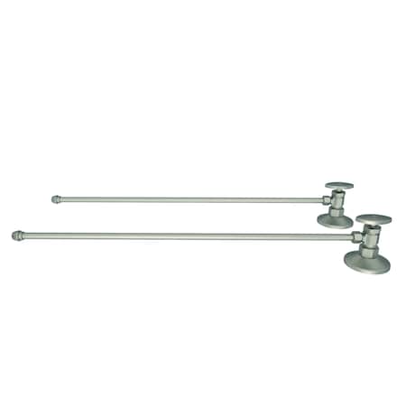 Newport Brass Lavatory Supply Kit, 1/2" Compression in Antique Nickel 493-15A